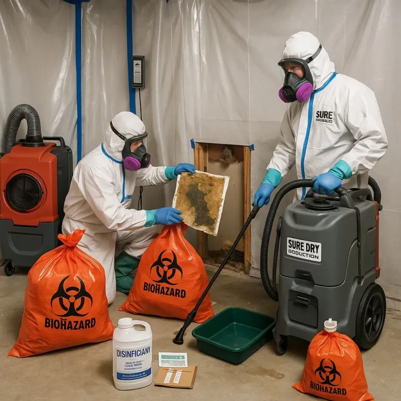 Contaminated Water Handling Protocols process in Olivet, TN