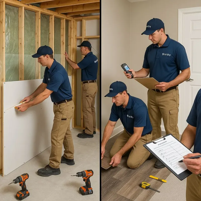 Repairs and Reconstruction process in Olivet, TN