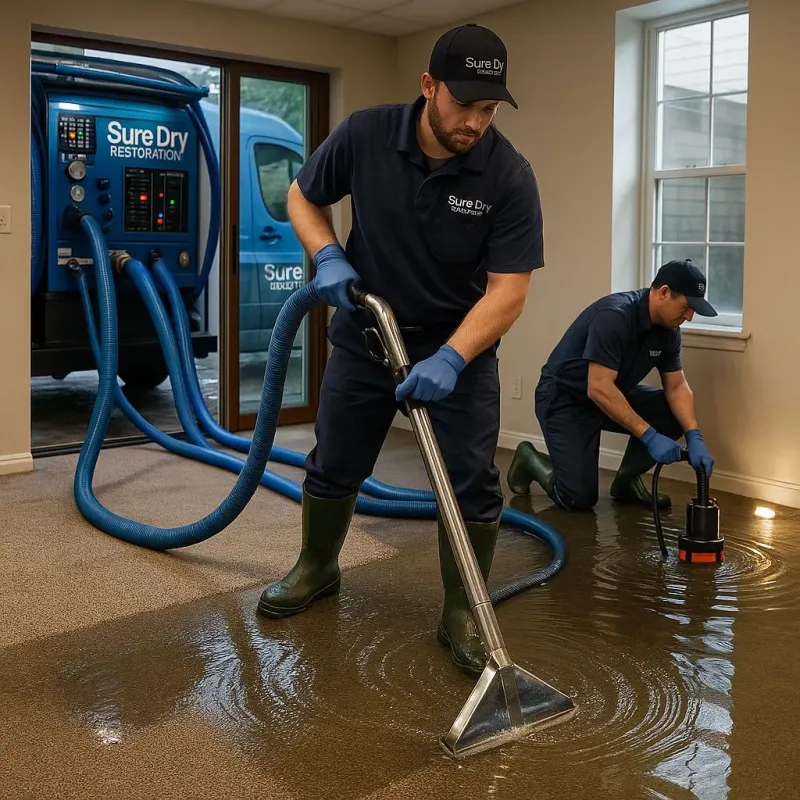 Water Extraction and Removal process in Olivet, TN